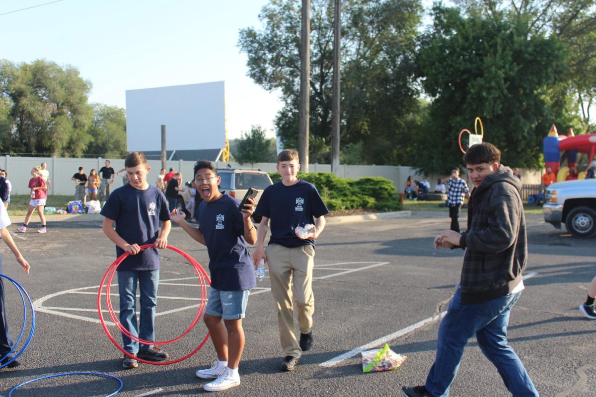 Cadets enjoy the activities of Back-to-School Night on August 30th.