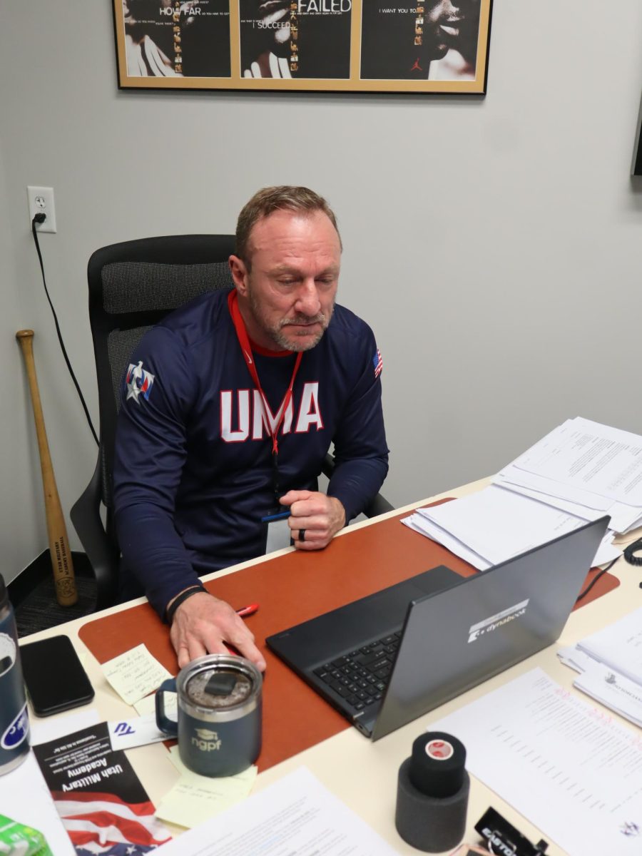 Mr. Mark Summers works diligently to make sure the athletics at UMA are managed and coordinated. 